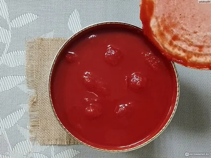 تصویر 1 از کنسرو گوجه خرد شده با رنگ جذاب و عطر طبیعی